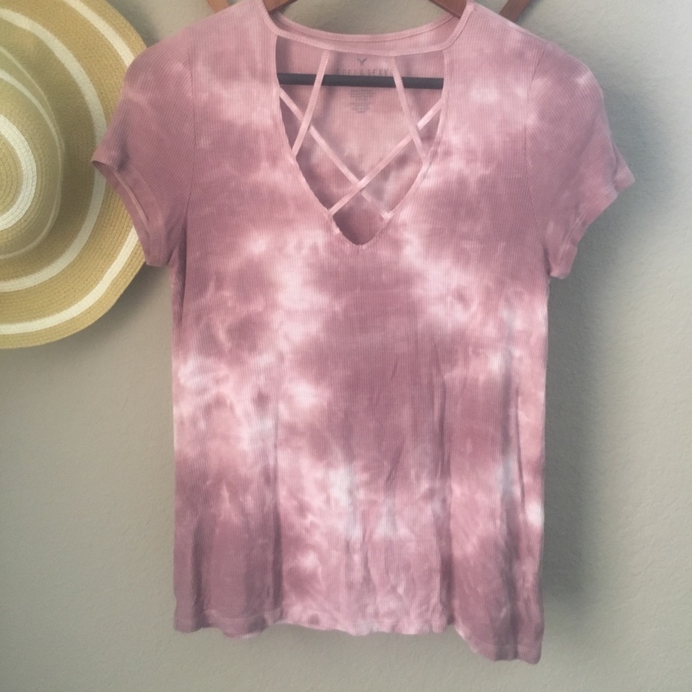 American Eagle Soft + Sexy Ribbed Tee